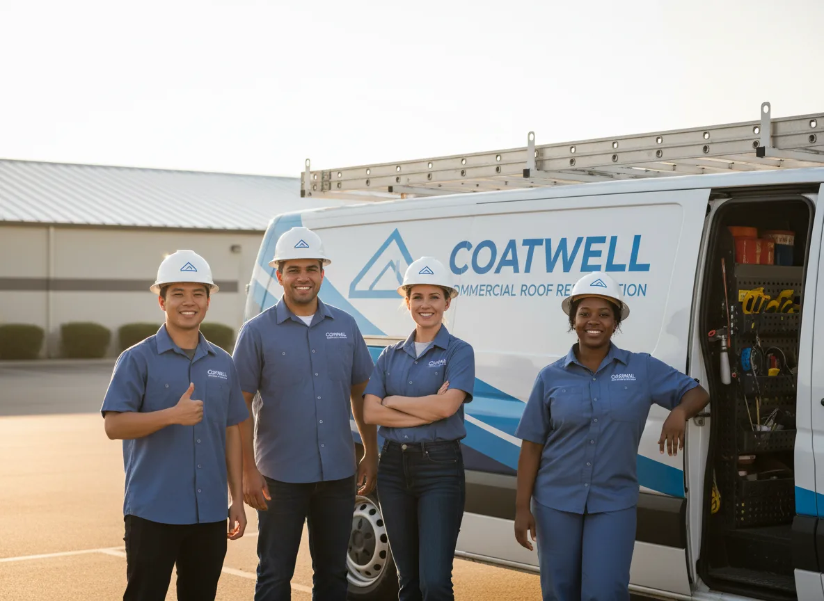 Commercial roof coating company in Wren, OH